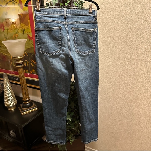 Everlane High Waisted Straight 98% Cotton Women’s Ankle Denim Jeans Size 27 - Picture 3 of 14